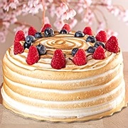 BOLO M - MOUSSE DE YUZU COM MERENGUE